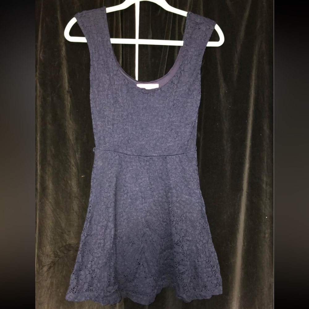Women’s/Junior’s Candie’s blue lace dress SIZE SMALL